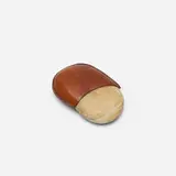 Carl Auböck, paperweight, model 4339, 1950, leather, stone