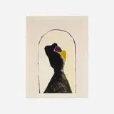 Fritz Scholder, Dream L, c. 1983, monotype on paper