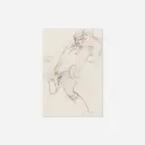 Untitled by Tom of Finland, c. 1985, graphite on paper, sold Apr 2018
