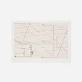 Bern Porter, Untitled (Dress Pattern), 1992, screenprint on paper