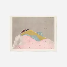 Fritz Scholder, Dream O, c. 1985, monotype on paper