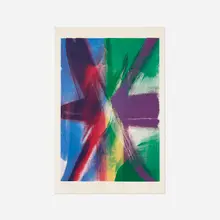 Paul Jenkins, Untitled, 1980, serigraph on paper