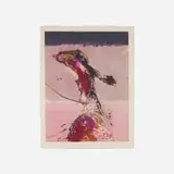 Fritz Scholder, Standing Warrior #2, c. 1983, monotype on paper