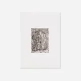 Georg Baselitz, Untitled, etching on BFK Rives wove paper