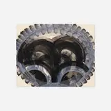 Black Palm by Howard Hodgkin, 1986-87, lithograph on paper with pochoir hand coloring on buff Arches paper, sold Apr 2018