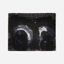 Howard Hodgkin, Black Monsoon, 1987-88, lithograph with pochoir hand-coloring in gouache on Arches paper