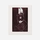 Francesco Clemente, Untitled (from the Febbre Alta portfolio), 1982, etching on handmade paper