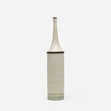 Monumental vase by Bruno Gambone, c. 1970, glazed stoneware, sold Apr 2018