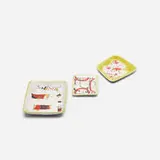 collection of three dishes by Guido Gambone, c. 1955, glazed stoneware, sold Apr 2018