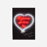 I Promise to Love You by Tracey Emin, 2014, offset color lithograph on paper, sold Apr 2018