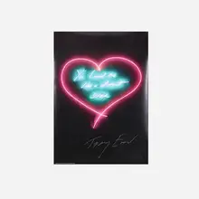 You Loved Me Like a Distant Star by Tracey Emin, 2016, offset lithograph on paper, sold Apr 2018