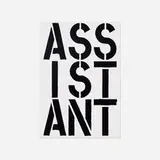 Christopher Wool, Page from Black Book, 1989, screenprint on paper