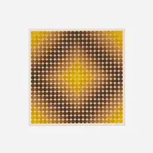 Untitled by Victor Vasarely, c. 1970, serigraph on paper, sold Apr 2018