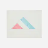 Neil Williams, Untitled, c. 1965, colored pencil on graph paper