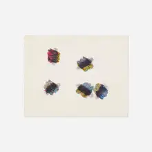 Untitled by Neil Williams, c. 1975, colored pencil on paper, sold Apr 2018