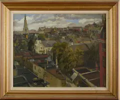 Malvina Cheek, Untitled, oil on canvas 40.5 x 51cm .