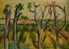 Guy Roddon, Untitled, oil on canvas board 28.5 x 38.5cm Provenance: Leicester Galleries