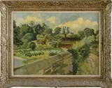 Gilbert Spencer, Untitled, oil on canvas 51 x 66cm Provenance: With the Fine Art Society