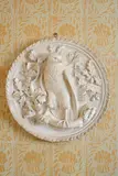 George Washington Jack, Untitled, carved in relief in the form of an eagle among oak leaves and acorns