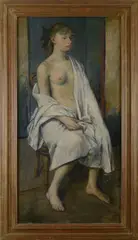 Roy Spencer, Untitled, oil on canvas 125.5 x 62cm .