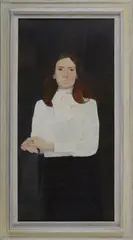 David Murray, Untitled, c.1970 oil on board 71.5 x 34cm .