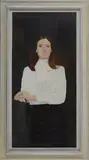David Murray, Untitled, c.1970 oil on board 71.5 x 34cm .