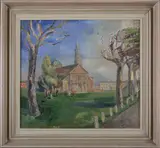 Allan Walton, Untitled, c.1935 oil on canvas 50 x 55cm