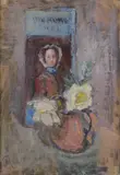 Margaret Thomas, Untitled, oil on board 37.5 x 26.5cm .