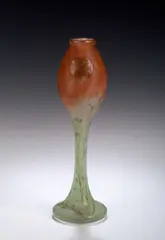 circa 1900 by Daum, An acid etched and enamelled glass vase,, sold Nov 2003