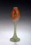 Daum, circa 1900, An acid etched and enamelled glass vase,