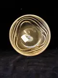 Vou Eiff, A clear and frosted glass bowl,, A clear and frosted glass bowl,