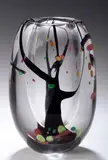 Vicke Lindstrand, A Kosta glass vase,