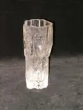 Tapio Wirkkala, An 'Ice' pattern glass vase,