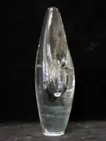 Timo Sarpaneva, An 'orchid' clear glass vase,