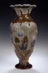 Frank A. Butler, A Doulton Lambeth stoneware vase,, A Doulton Lambeth stoneware vase,