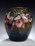 Moorcroft, An 'Orchid' pattern vase,