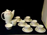 Susie Cooper, An 'Endon' pattern coffee set,