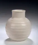 Keith Murray, A white Wedgwood vase,