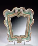 Gmundner Keramik, A pottery mounted mirror,
