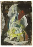 Fritz Winter, Triebkräfte der Erde, 1944, Öl über Monotypie auf Transparentpapier