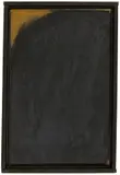 Arnulf Rainer, Ohne Titel (Schwarze Übermalung auf Braun), 1959, Öl und Mischtechnik auf Leinwand