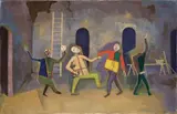 Im Neubau by Karl Hofer, 1947, Öl auf Leinwand, sold Jun 2009