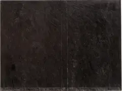 Brice Marden, Ohne Titel, 1965, Graphit und Ritzung auf Karton, auf Holz aufgezogen