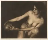 František Drtikol, Woman with a Skull