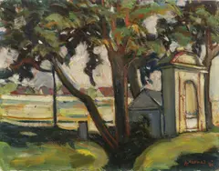 Josef Vácha, Chapel, 1931, oil on canvas