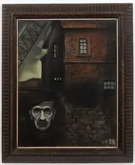 Otakar Mrkvička, Nelson Mine, 1938, oil on canvas