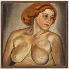 František Drtikol, Nude, 1940s, oil on canvas