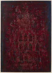Pavla Mautnerová, Sacral Space, 1960s, mixed media, cardboard