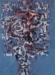Joseph Istler, Head, 1965, mixed media, paper