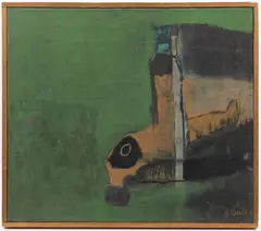Daisy Mrázková, Death of a Goalkeeper, 1966, oil on canvas